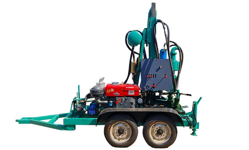 New Improved Version of YETUO-150H Plus Small Hydraulic Diesel Engine Water Well Drilling Rig